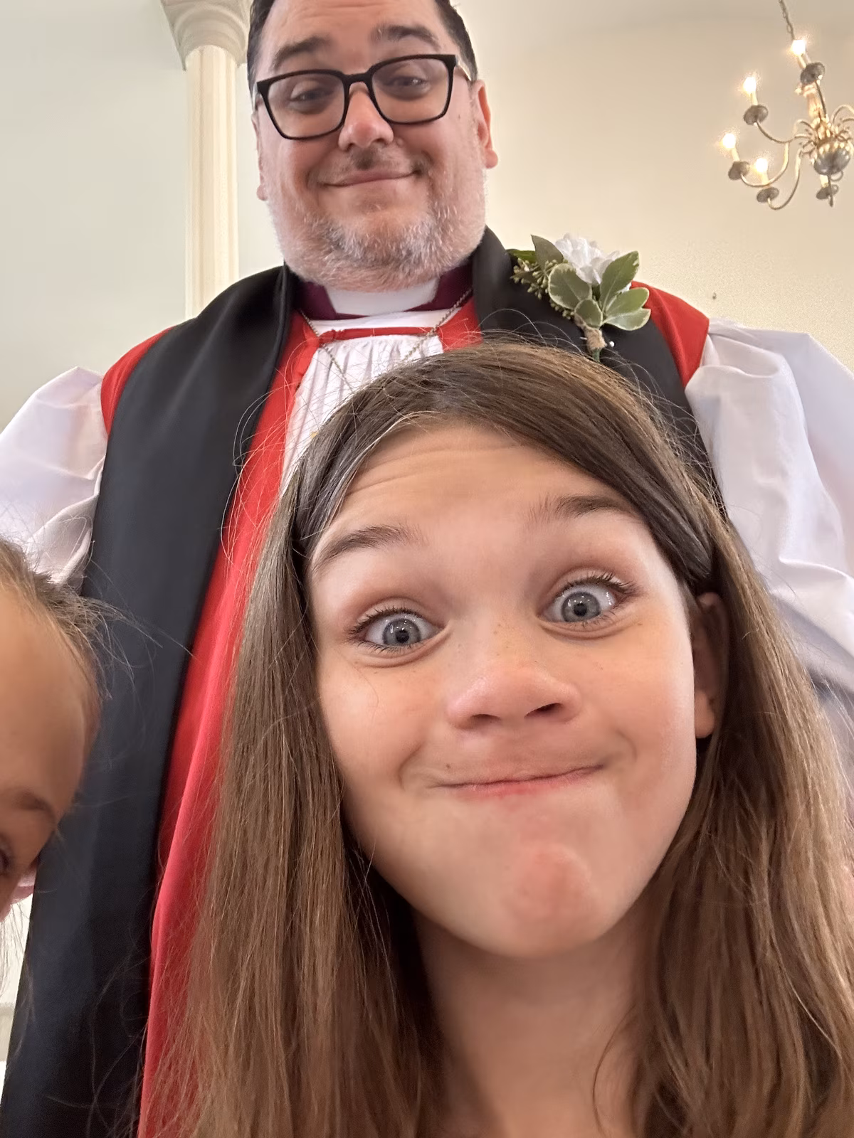 Bishop Whetstone with his daughters